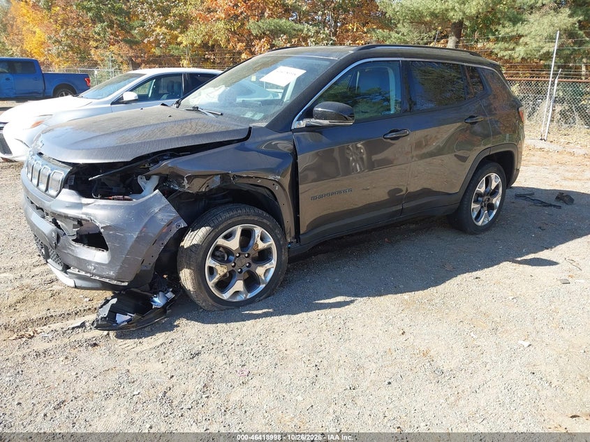 Vin: 3c4njdcb3nt127312, lot: 46919364, jeep compass limited 4x4 20222