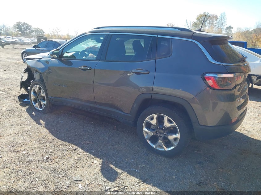 Vin: 3c4njdcb3nt127312, lot: 46919364, jeep compass limited 4x4 20223