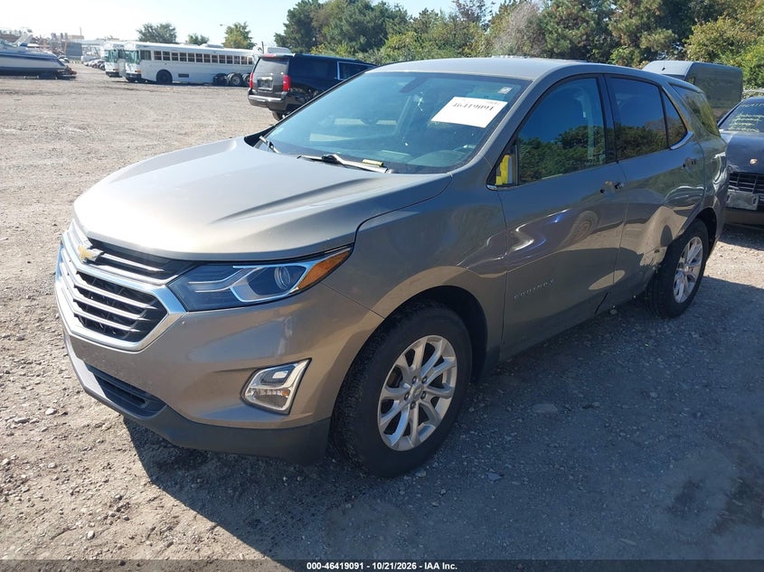 2018 Chevrolet Equinox Lt, Левый бок, IAAI, VIN 3GNAXJEV9JS614377 — фото 2