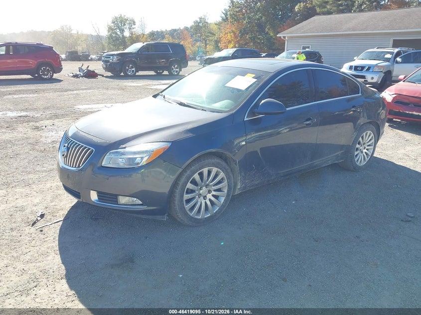 2011 Buick Regal Cxl Oshawa, Left Side, IAAI, VIN 2G4GP5ECXB9183566 — photo 2