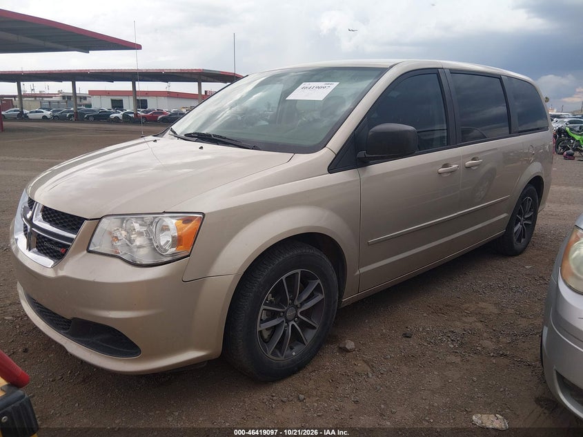 2015 Dodge Grand Caravan Se, Обычный износ, IAAI, VIN 2C4RDGBG4FR686881 — фото 2