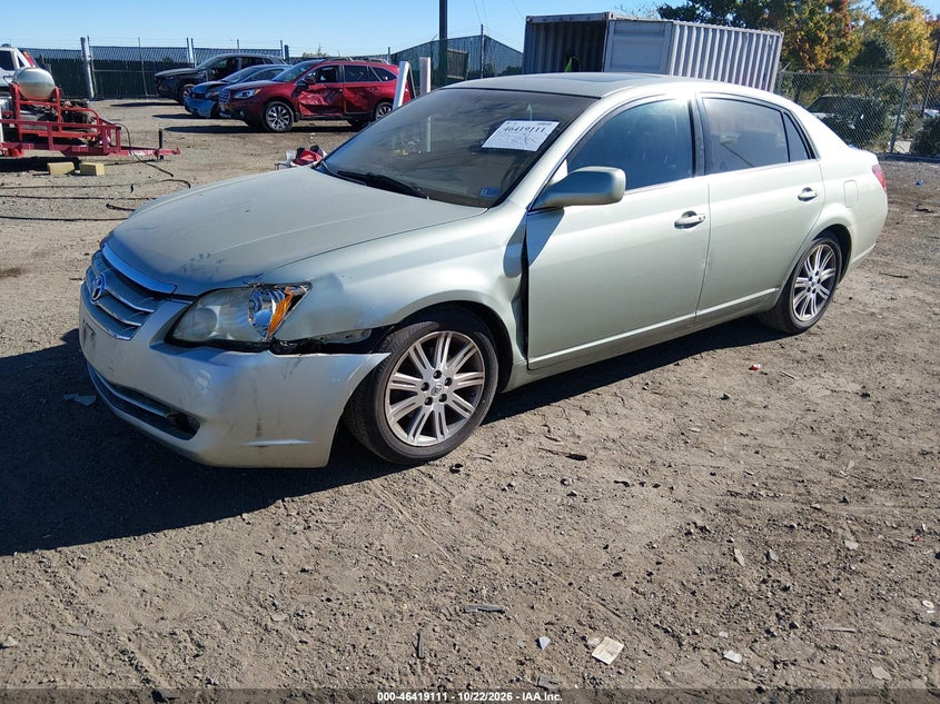 2007 Toyota Avalon Limited, Left Side, IAAI, VIN 4T1BK36B77U186924 — photo 2