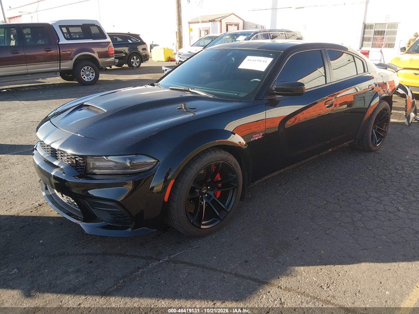 2021 Dodge Charger Scat Pack Widebody Rwd, Right Rear, IAAI, VIN 2C3CDXGJ3MH669796 — photo 2