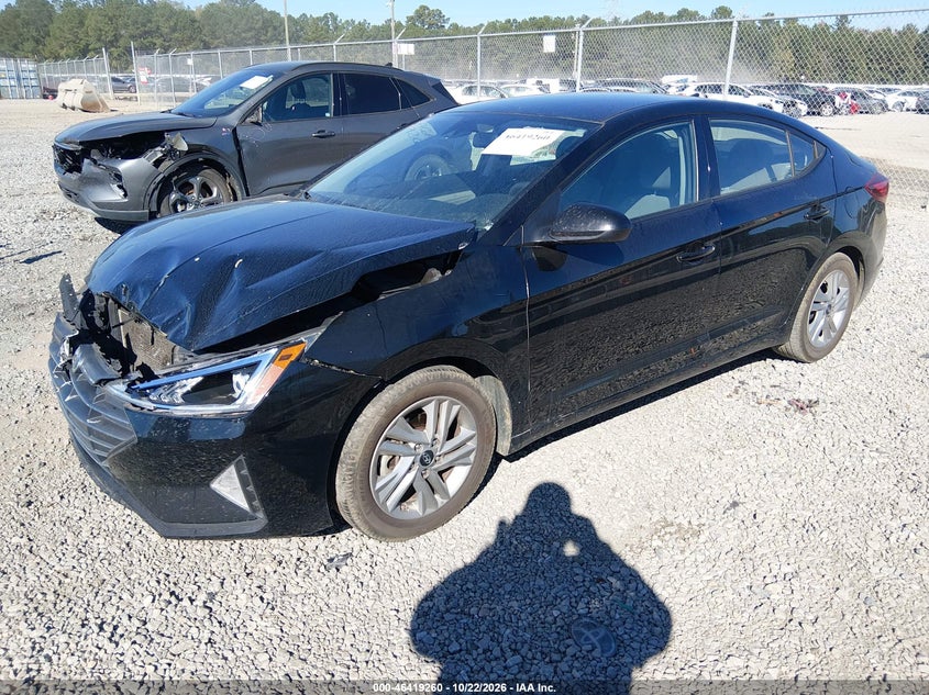 2019 Hyundai Elantra Sel, Front End, IAAI, VIN KMHD84LF1KU878285 — photo 2