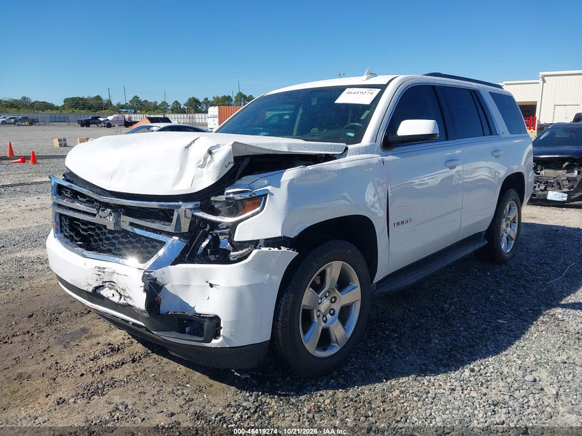 2016 Chevrolet Tahoe Lt, Удар спереди, IAAI, VIN 1GNSCBKC9GR393061 — фото 2