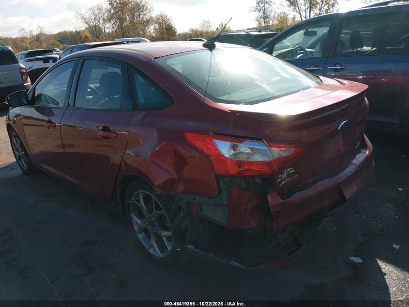 Vin: 1fadp3f21el154252, lot: 46919721, ford focus se 20143