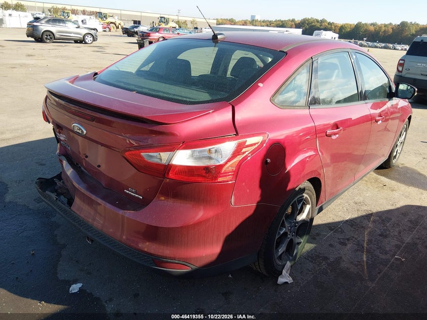Vin: 1fadp3f21el154252, lot: 46919721, ford focus se 20144