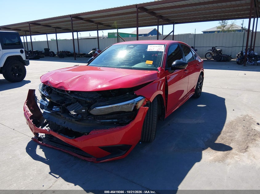 2024 Honda Civic Sport, Front End, IAAI, VIN 2HGFE2F59RH553167 — photo 2