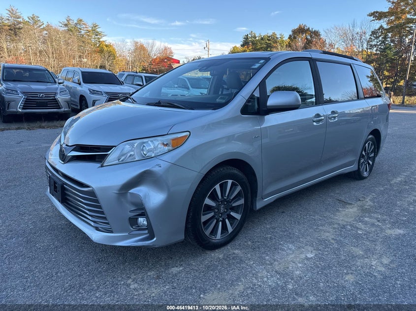 Vin: 5tddz3dcxks227743, lot: 46919779, toyota sienna xle 7 passenger 20192