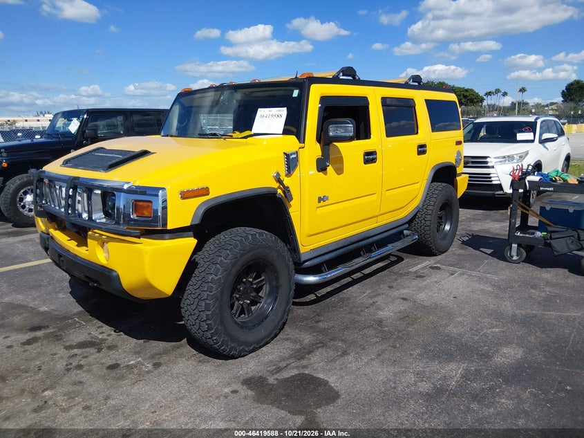 2005 Hummer H2 Suv, Front End, IAAI, VIN 5GRGN23U55H120619 — photo 2