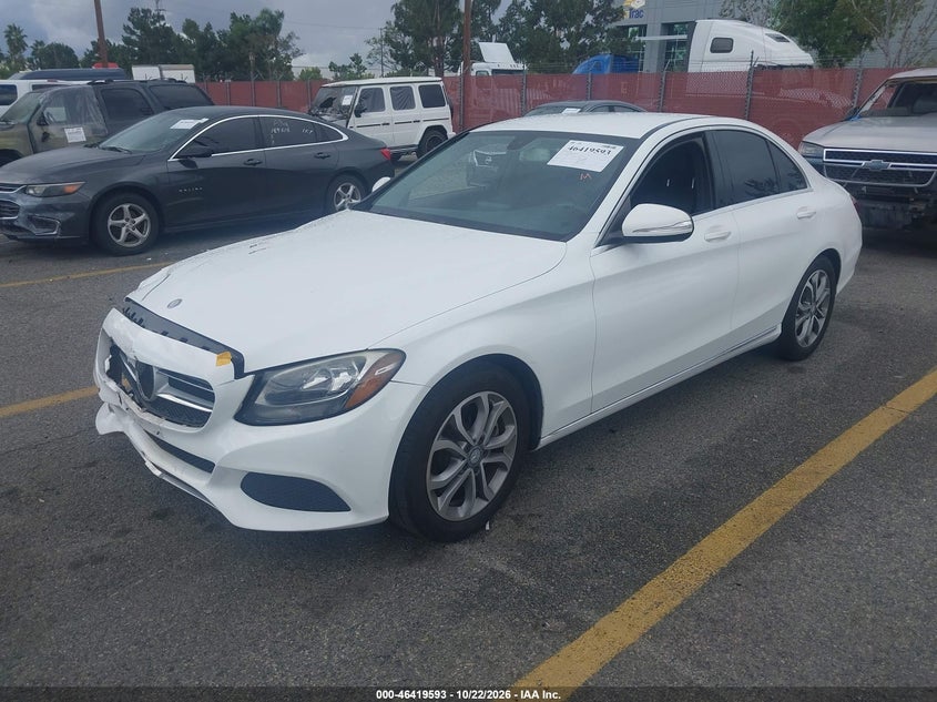 Vin: 55swf4jb9fu090449, lot: 46919959, mercedes-benz c 300 20152