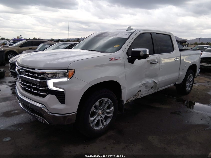 2026 Chevrolet Silverado 1500 4Wd Short Bed Ltz, Левый бок, IAAI, VIN 2GCUKGED5T1154731 — фото 2