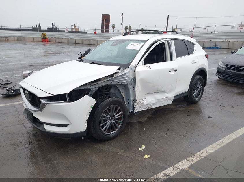 2021 Mazda Cx-5 Touring, Левый бок, IAAI, VIN JM3KFACM6M0321677 — фото 2