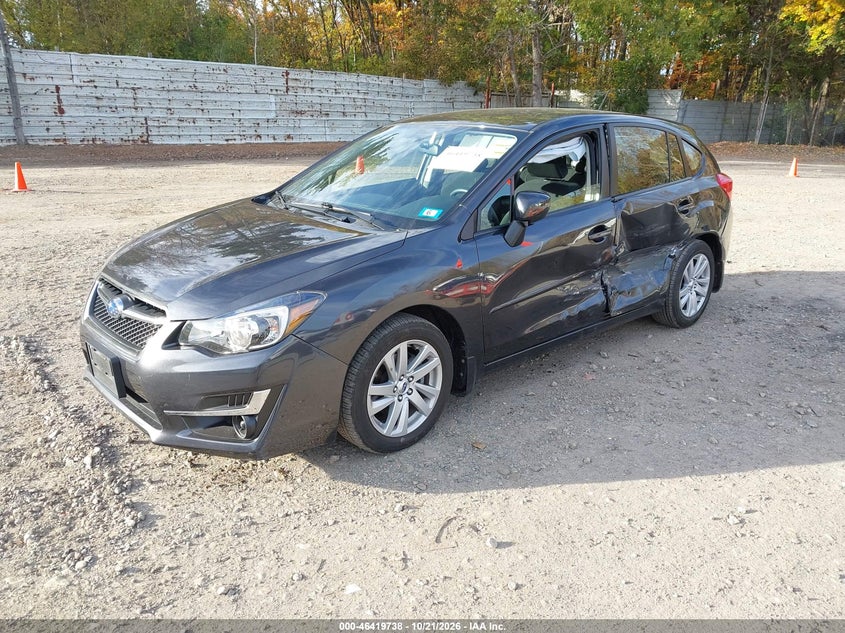 2016 Subaru Impreza 2.0I Premium, Лівий бік, IAAI, VIN JF1GPAB61G8335433 — фото 2
