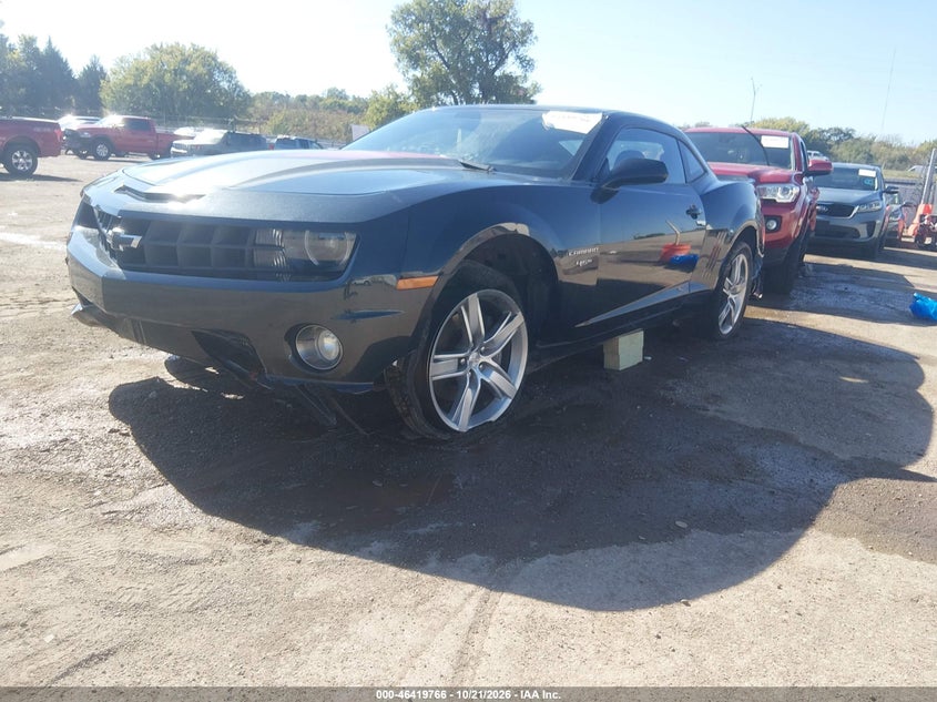 2012 Chevrolet Camaro 2Ss, Удар сзади, IAAI, VIN 2G1FK1EJ1C9154277 — фото 2