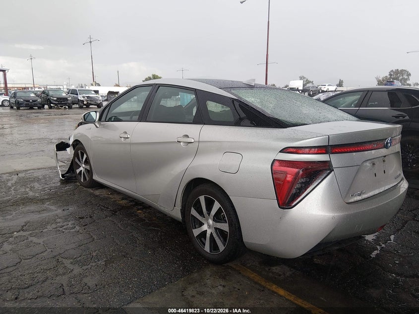 Vin: jtdbvrbd2ga000651, lot: 46920189, toyota mirai 20163