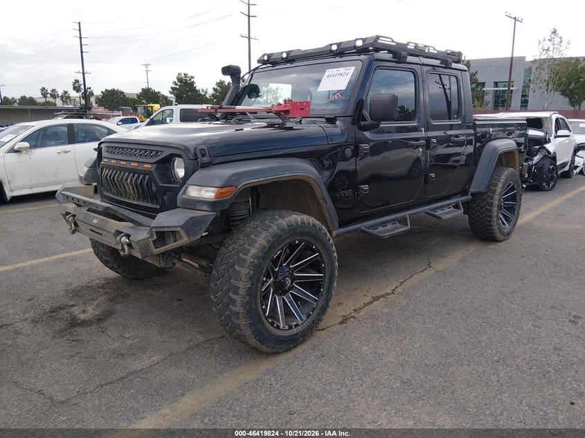 2023 Jeep Gladiator Sport 4X4, Затопление, IAAI, VIN 1C6JJTAG0PL557859 — фото 2