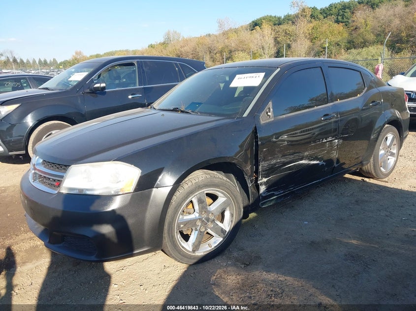 Vin: 1c3cdzabxen117377, lot: 46920209, dodge avenger se 20142