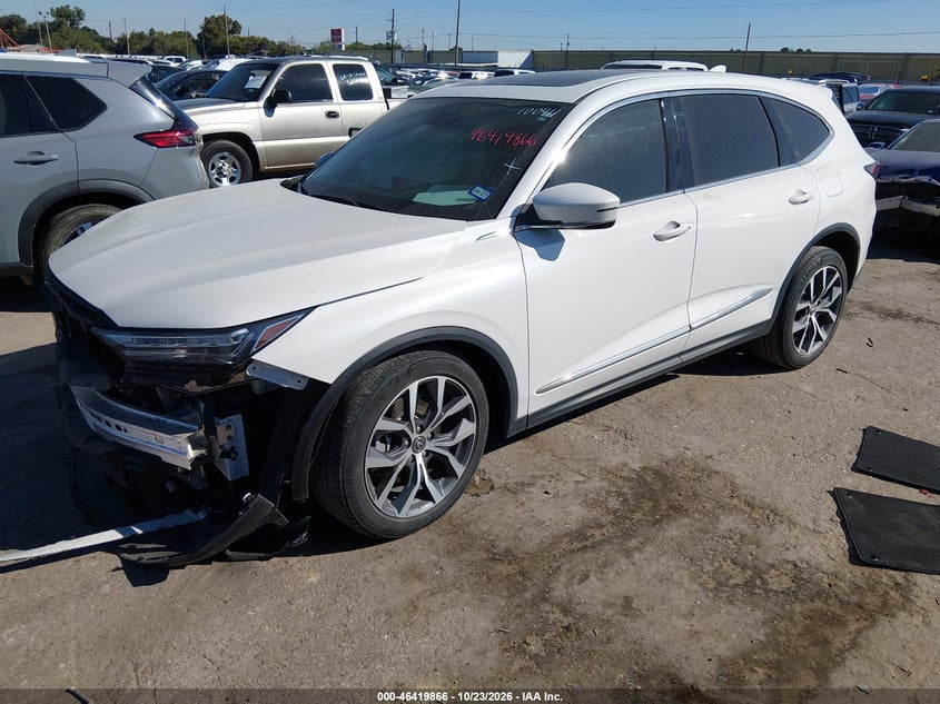 Vin: 5j8yd9h41nl012359, lot: 46920232, acura mdx technology package 20222