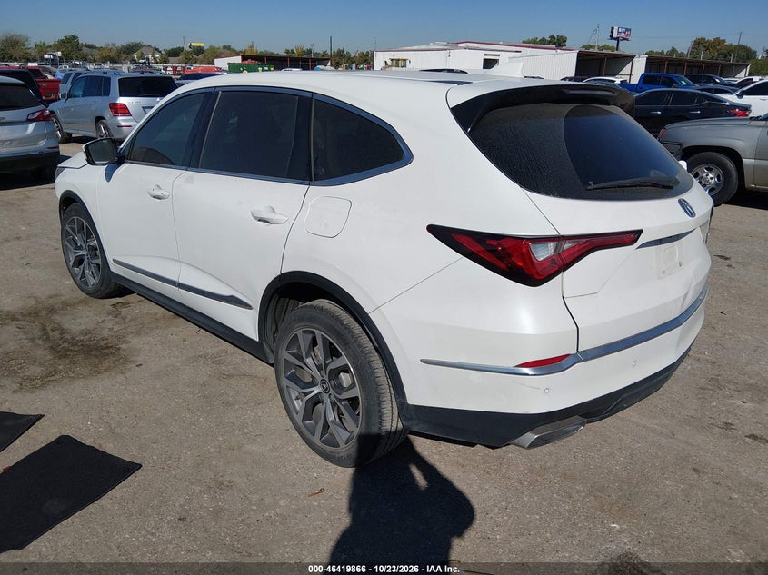 Vin: 5j8yd9h41nl012359, lot: 46920232, acura mdx technology package 20223