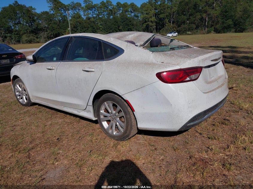 Vin: 1c3cccab3fn667005, lot: 46920337, chrysler 200 limited 20153