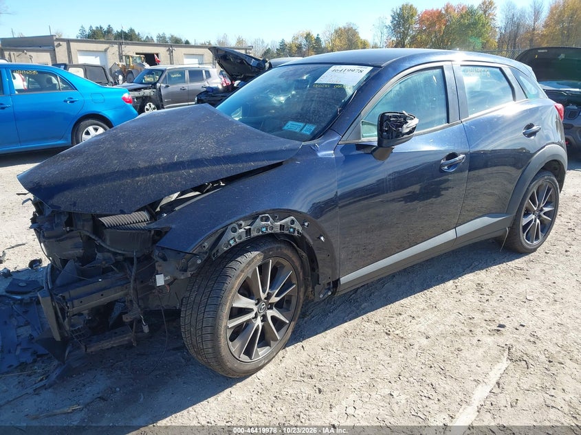 Vin: jm1dkdc78h0165284, lot: 46920344, mazda cx-3 touring 20172