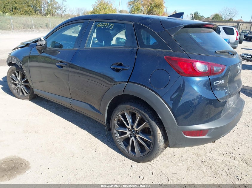 Vin: jm1dkdc78h0165284, lot: 46920344, mazda cx-3 touring 20173