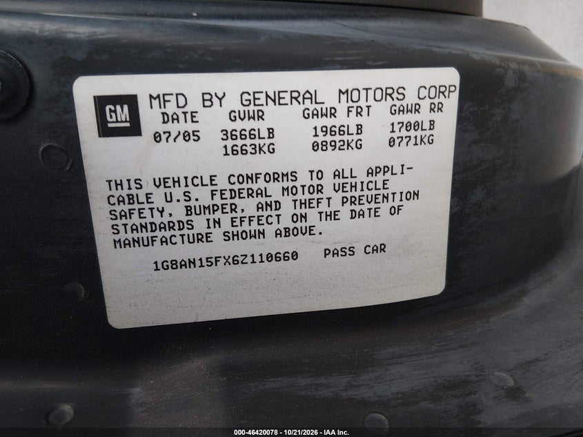 2006 SATURN ION 2 · Фото 9