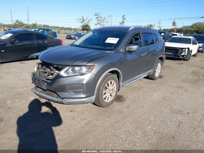 2019 Nissan Rogue S, По кругу, IAAI, VIN KNMAT2MT5KP539946 — фото 2