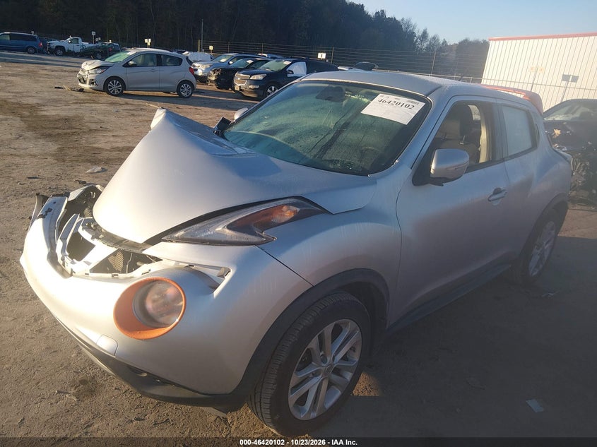 Vin: jn8af5mv2ft562029, lot: 46920468, nissan juke s 20152