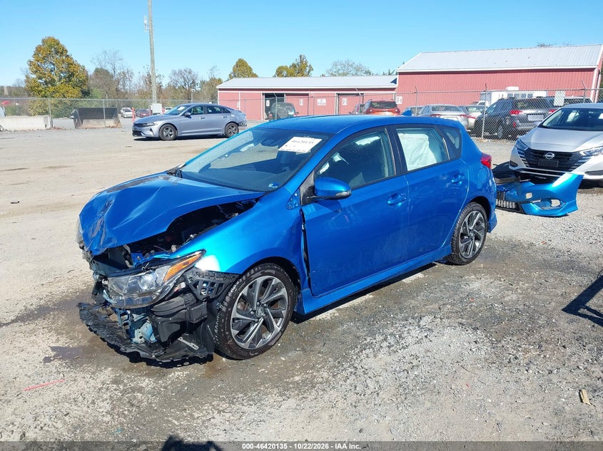 Vin: jtnkarje4jj562947, lot: 46920501, toyota corolla im 20182
