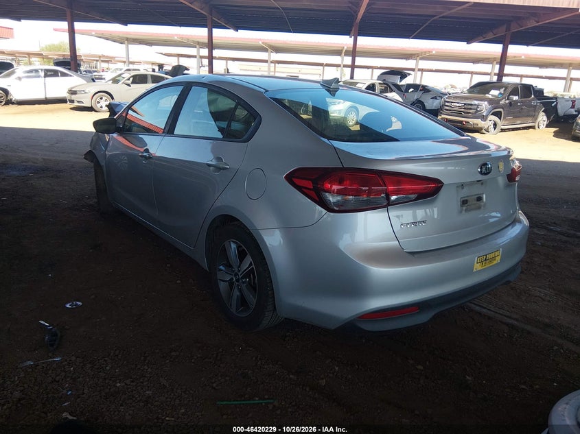 Vin: 3kpfl4a78je168899, lot: 46920595, kia forte lx 20183