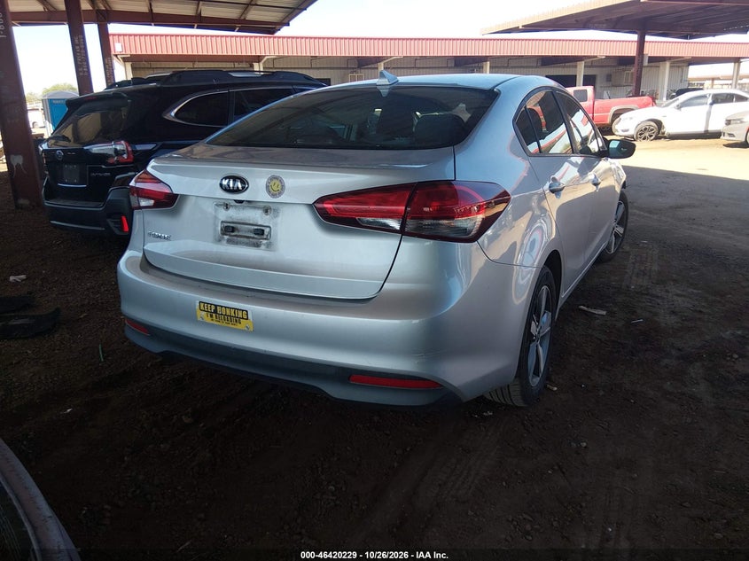 Vin: 3kpfl4a78je168899, lot: 46920595, kia forte lx 20184