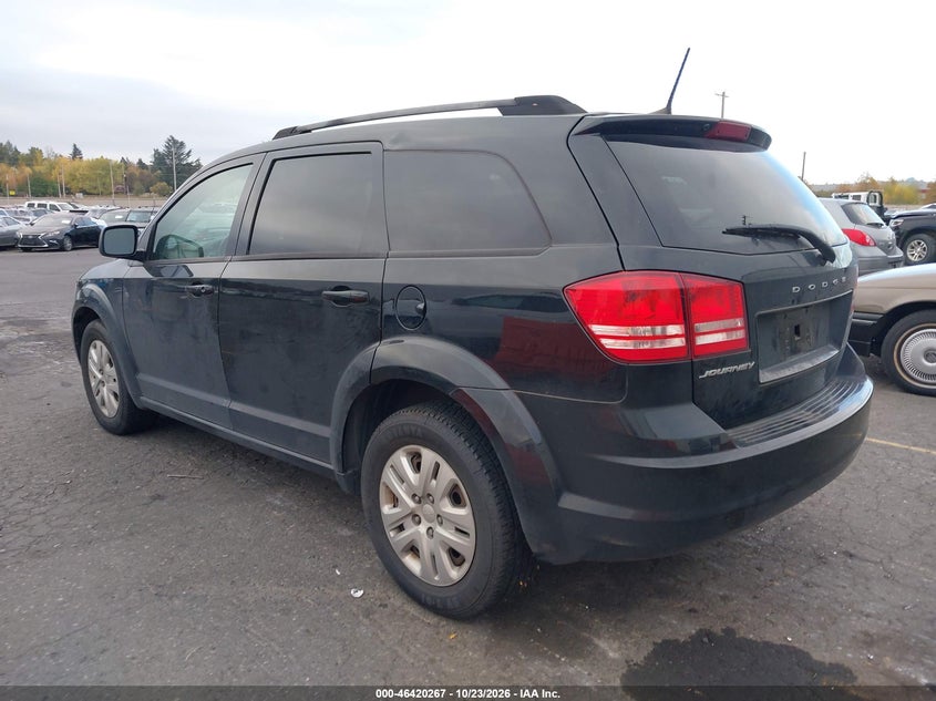 Vin: 3c4pdcabxjt439795, lot: 46920633, dodge journey se 20183