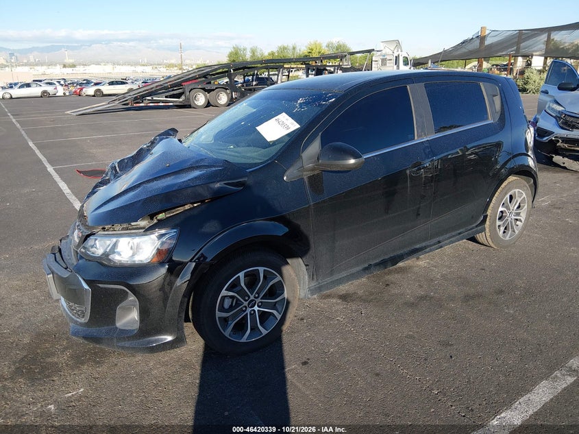Vin: 1g1jd6sb9l4108374, lot: 46920705, chevrolet sonic fwd  lt 5-door 20202