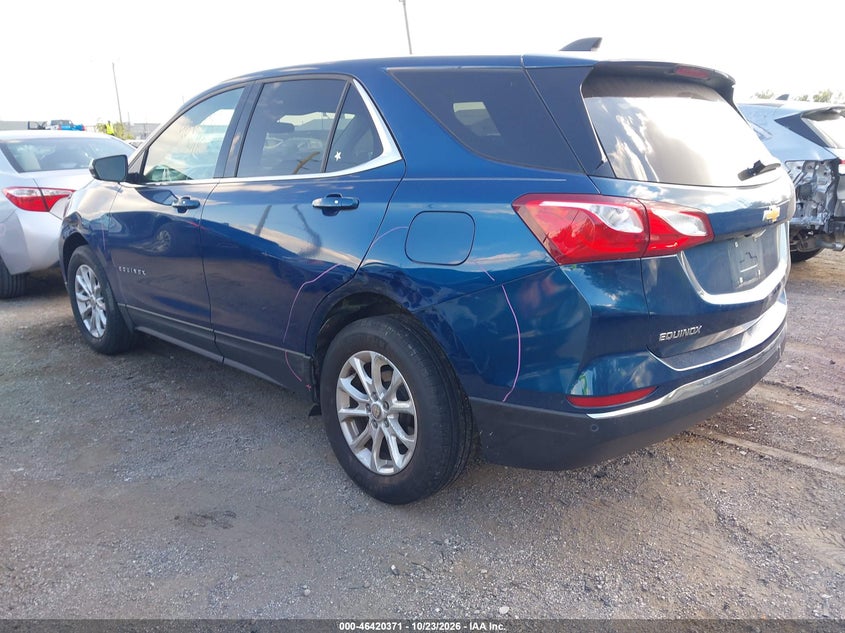 Vin: 2gnaxjev3k6243622, lot: 46920737, chevrolet equinox lt 20193