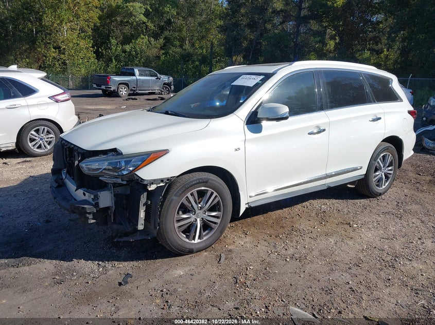 Vin: 5n1dl0mn3lc508444, lot: 46920747, infiniti qx60 luxe 20202
