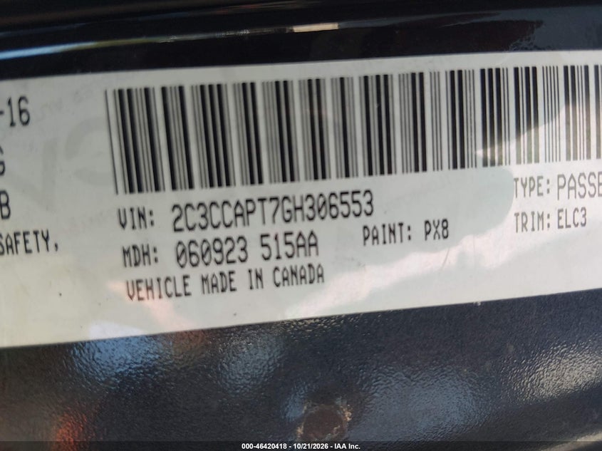 2016 CHRYSLER 300 C PLATINUM · Фото 9