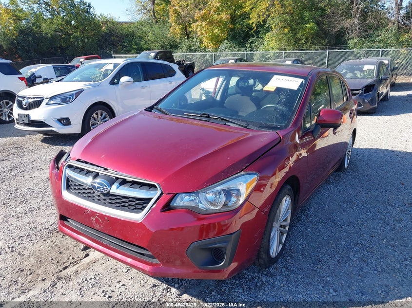 Vin: jf1gpad60dh206866, lot: 46920795, subaru impreza 2.0i premium 20132