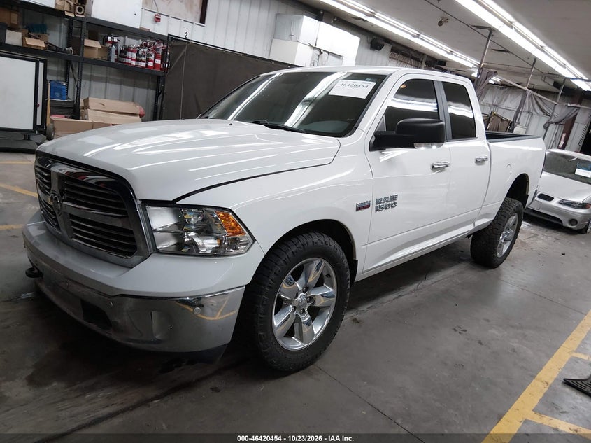 Vin: 1c6rr7gt0js178882, lot: 46920820, ram 1500 big horn  4x4 6'4 box 20182