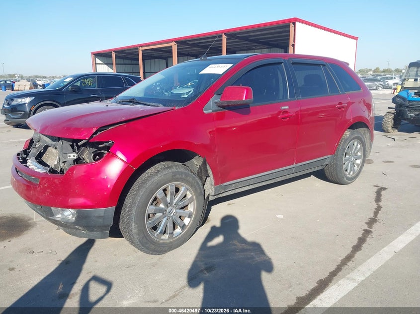 Vin: 2fmdk3jc3aba05887, lot: 46920863, ford edge sel 20102