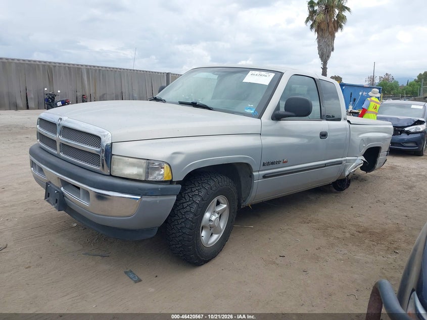 2000 Dodge Ram 1500 St, Лівий зад, IAAI, VIN 3B7HC13ZXYG152563 — фото 2