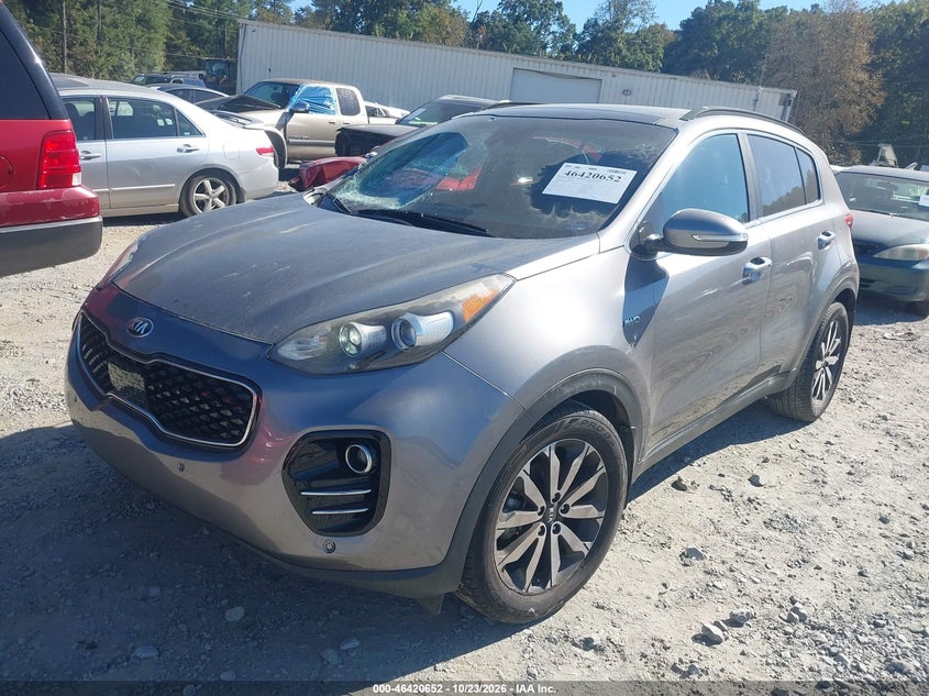 Vin: kndpncac8h7148376, lot: 46921018, kia sportage ex 20172