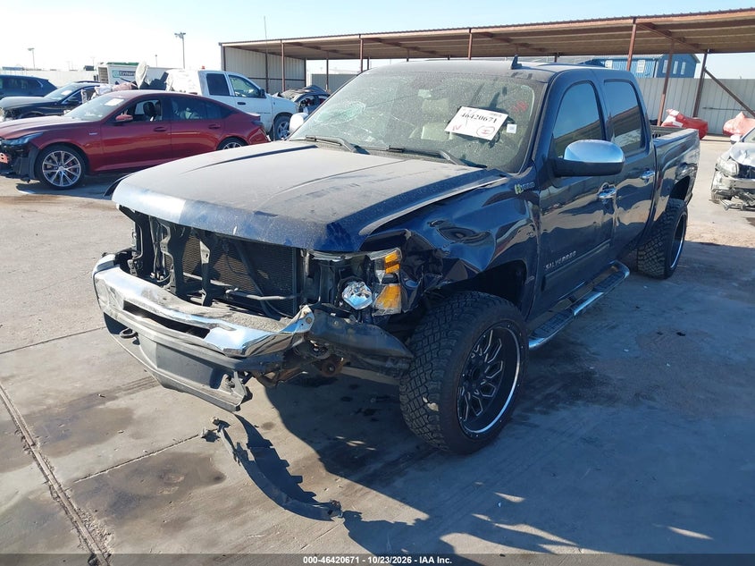 Vin: 3gcxkuej8ag211574, lot: 46921037, chevrolet silverado 1500 hybrid 1hy 20102