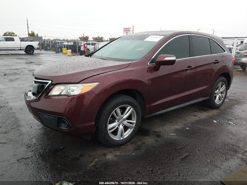 2014 Acura Rdx, Правый перёд, IAAI, VIN 5J8TB4H33EL018285 — фото 2