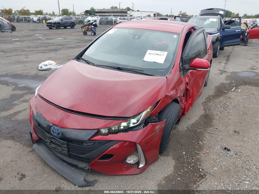 Vin: jtdkarfp6l3131791, lot: 46921049, toyota prius prime limited 20202