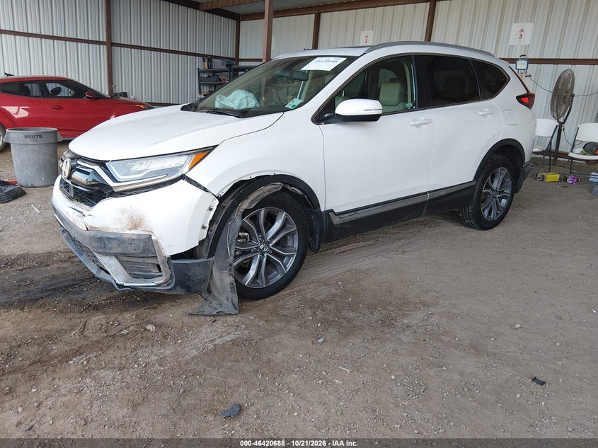 2022 Honda Cr-V Awd Touring, Front End, IAAI, VIN 7FARW2H92NE036824 — photo 2