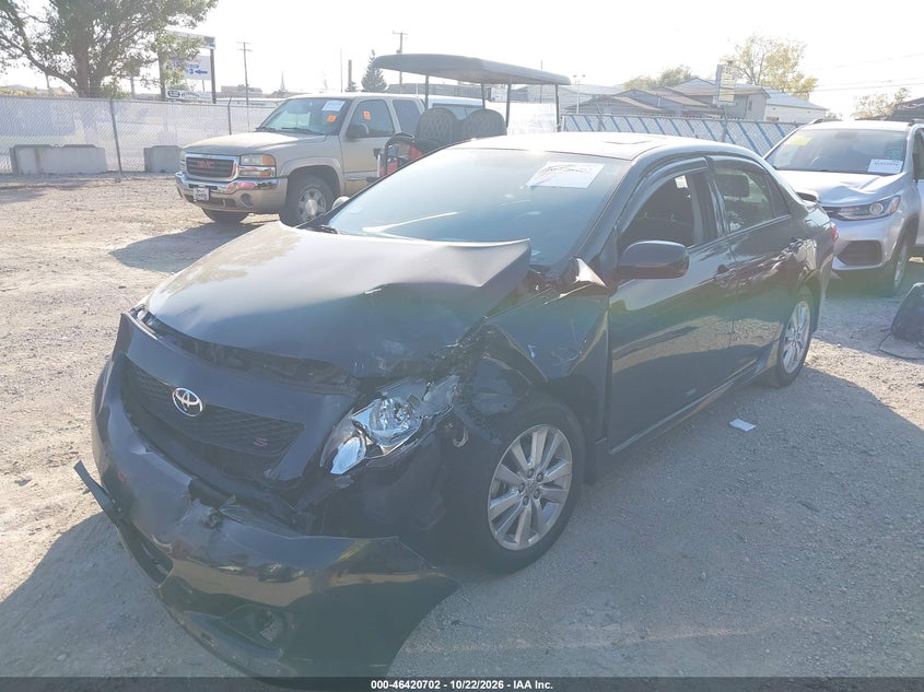 Vin: 2t1bu4ee4ac441193, lot: 46921068, toyota corolla s 20102