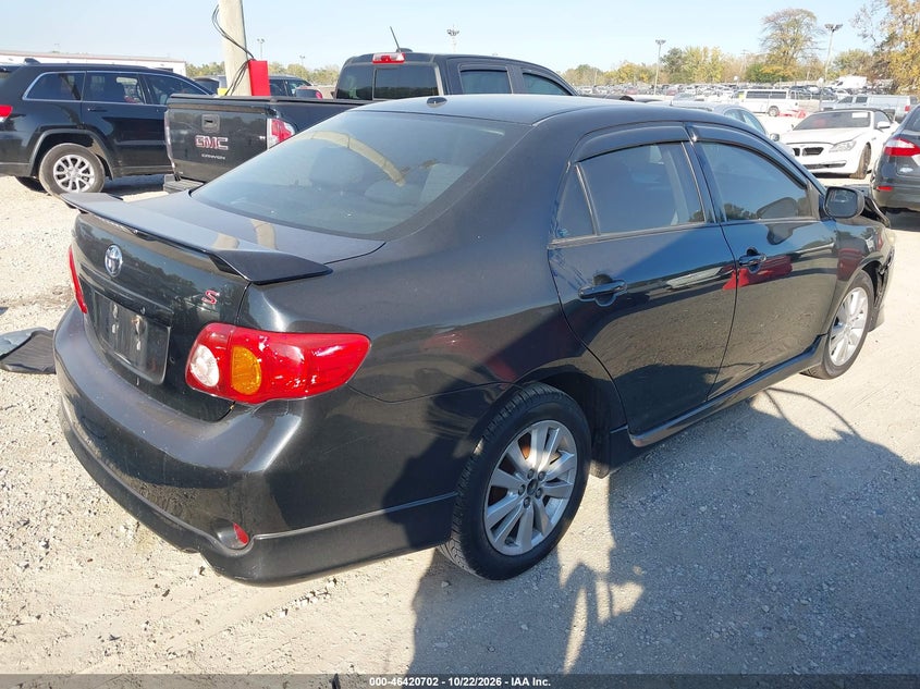 Vin: 2t1bu4ee4ac441193, lot: 46921068, toyota corolla s 20104