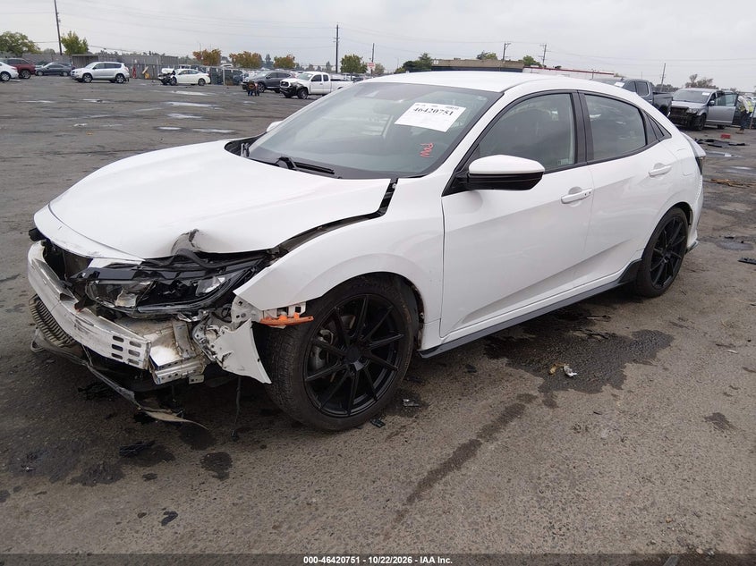 Vin: shhfk7h43lu414334, lot: 46921117, honda civic sport 20202